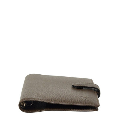 Louis Vuitton Taiga Agenda PM Notebook Cover Grizzly Brown Leather