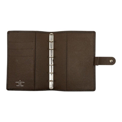 Louis Vuitton Taiga Agenda PM Notebook Cover Grizzly Brown Leather