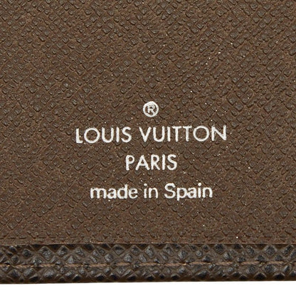 Louis Vuitton Taiga Agenda PM Notebook Cover Grizzly Brown Leather