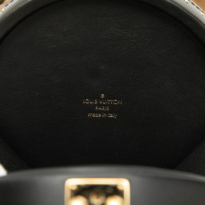 Louis Vuitton Monogram Reverse Petite Noe Trunk 2-Way Shoulder Bag Brown Black