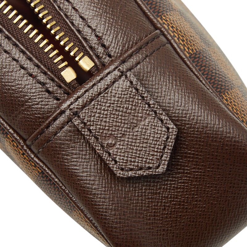 Louis Vuitton Damier Trousse Toilette 25 Cosmetic Pouch Brown