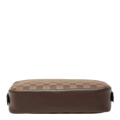 Louis Vuitton Damier Trousse Toilette 25 Cosmetic Pouch Brown