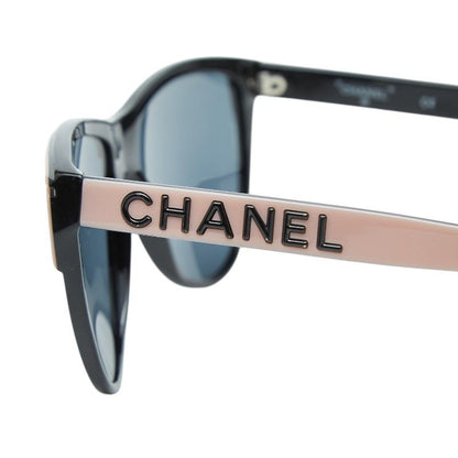 Chanel Logo Sunglasses Pink Black Acetate Eyewear
