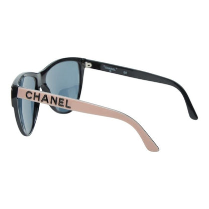 Chanel Logo Sunglasses Pink Black Acetate Eyewear