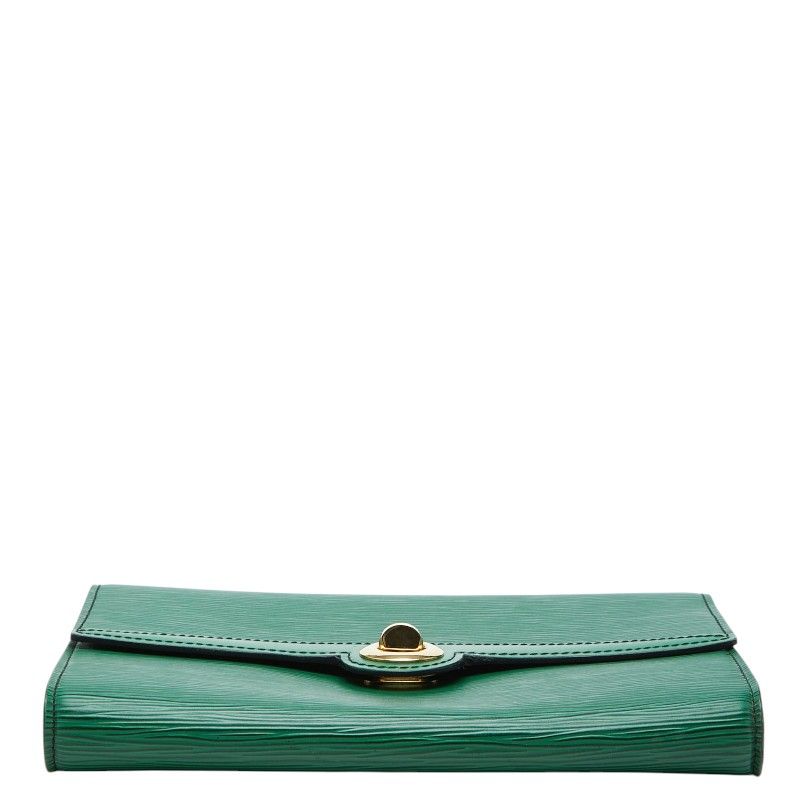 Louis Vuitton Epi Arche Clutch Shoulder Bag 2-Way Borneo Green Leather