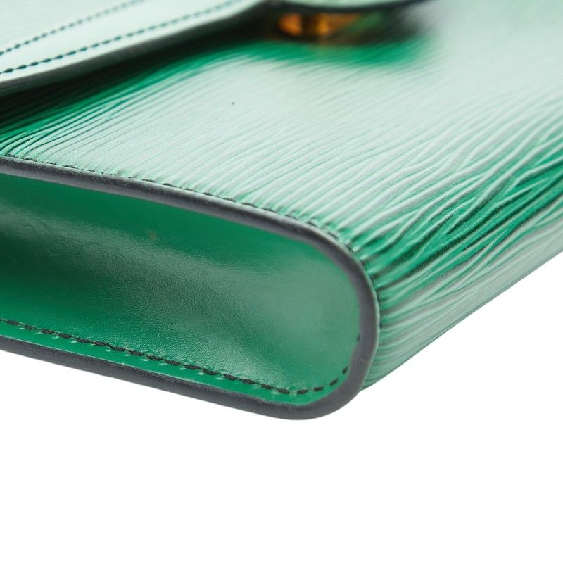 Louis Vuitton Epi Arche Clutch Shoulder Bag 2-Way Borneo Green Leather
