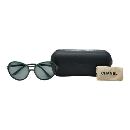 Chanel CC Logo Sunglasses Frame Green Acetate Eyewear