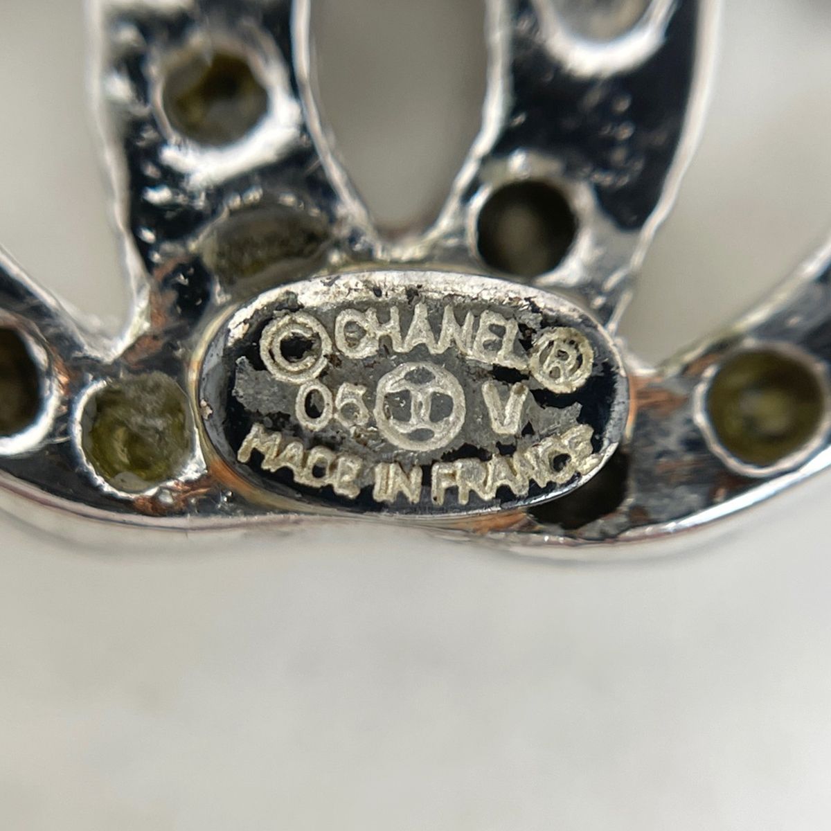 Chanel CC Logo Earrings