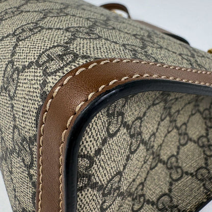 Gucci Padlock GG Small Shoulder Bag Brown
