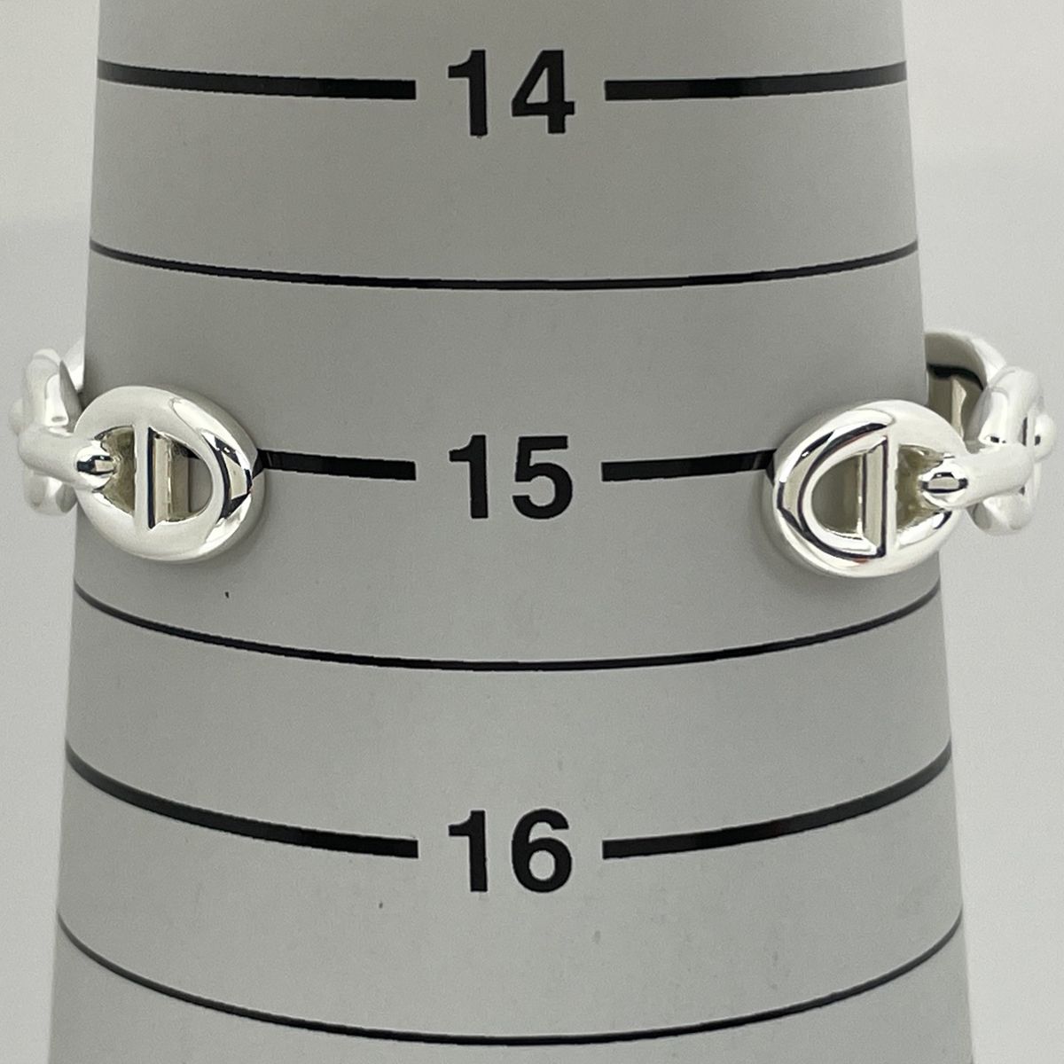 Hermes Chaine D'ancre Bracelet Silver