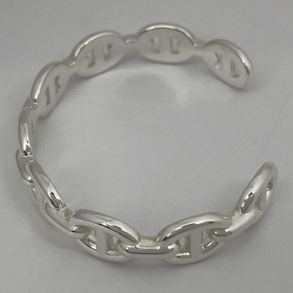 Hermes Chaine D'ancre Bracelet Silver