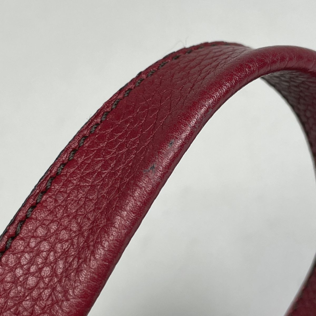 Cartier Marcello de Handbag Leather Red