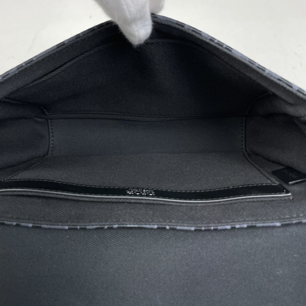 Dior Trek Messenger Bag Oak Nylon Black