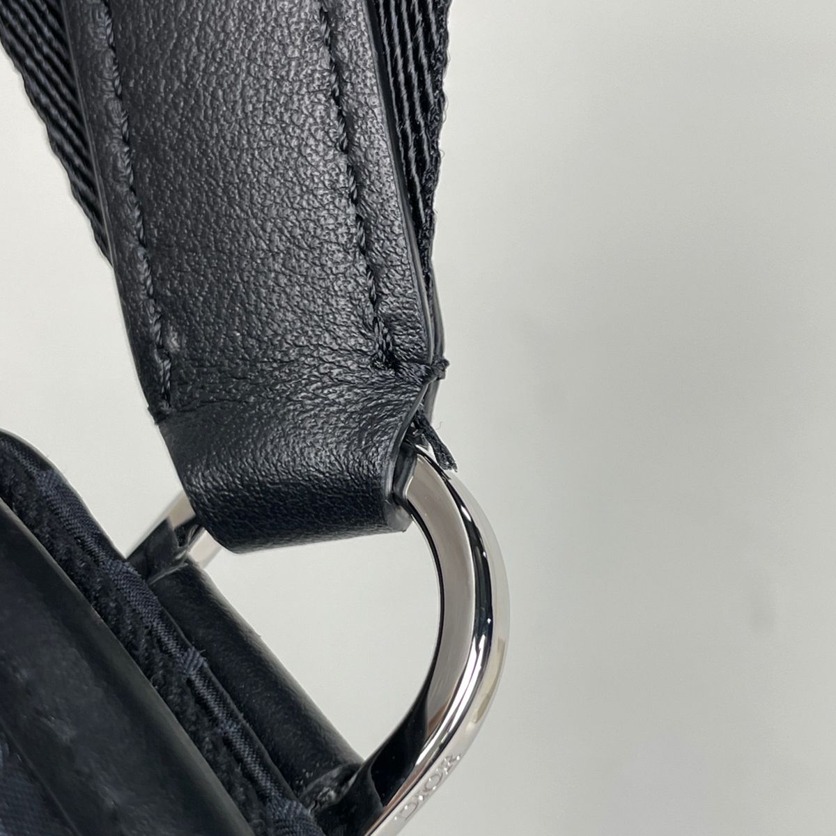 Dior Trek Messenger Bag Oak Nylon Black