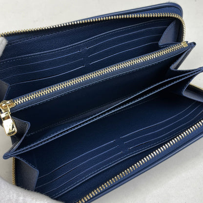 Louis Vuitton Zippy Wallet Monogram Denim Blue