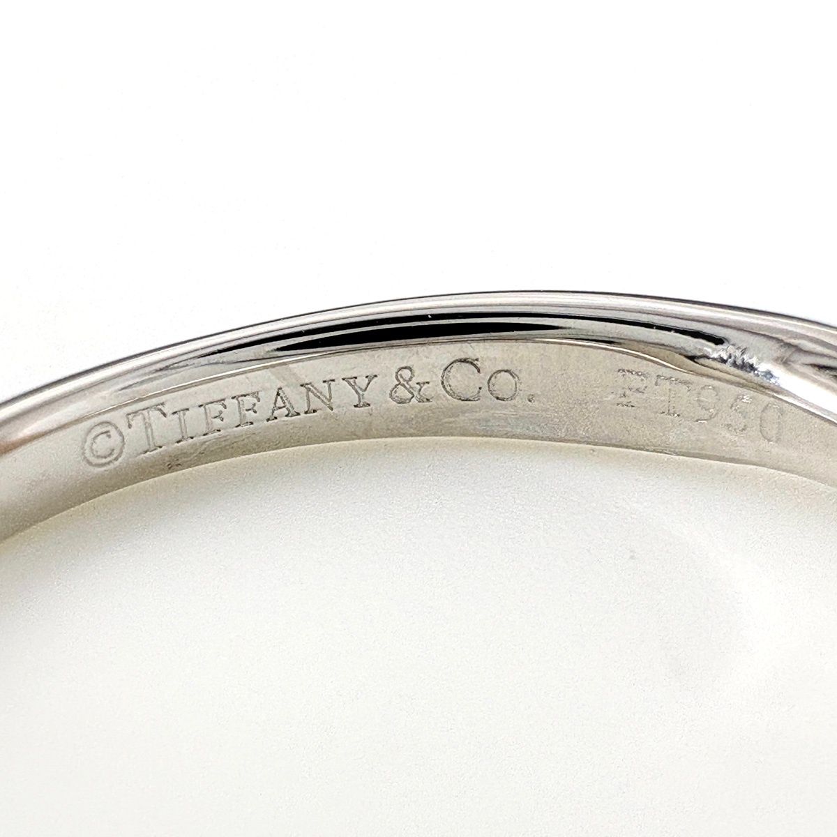 Tiffany & Co Harmony Ring Platinum Solitaire Diamond