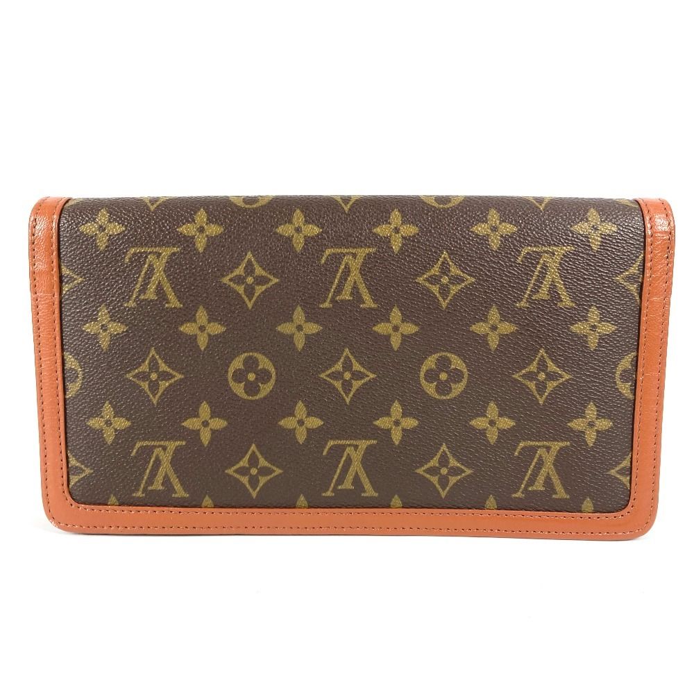 Louis Vuitton Clutch Pochette Dam PM Monogram Canvas Brown