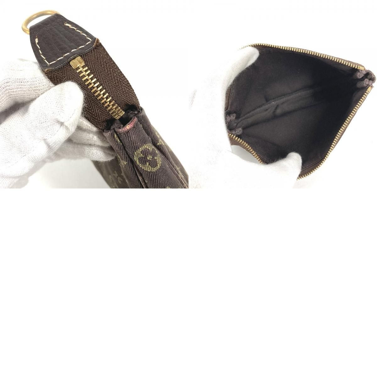 Louis Vuitton Pouch Bucket PM Only Monogram Mini Canvas Brown