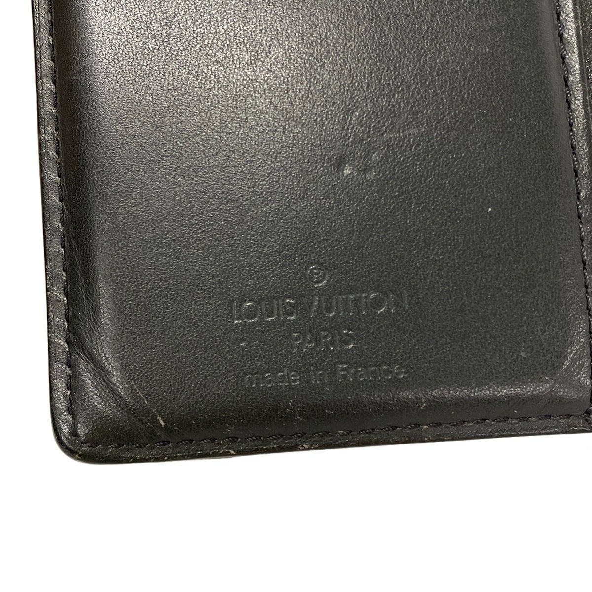 Louis Vuitton Bifold Wallet Monogram Matte Porte Monet Billets Viennois Noir