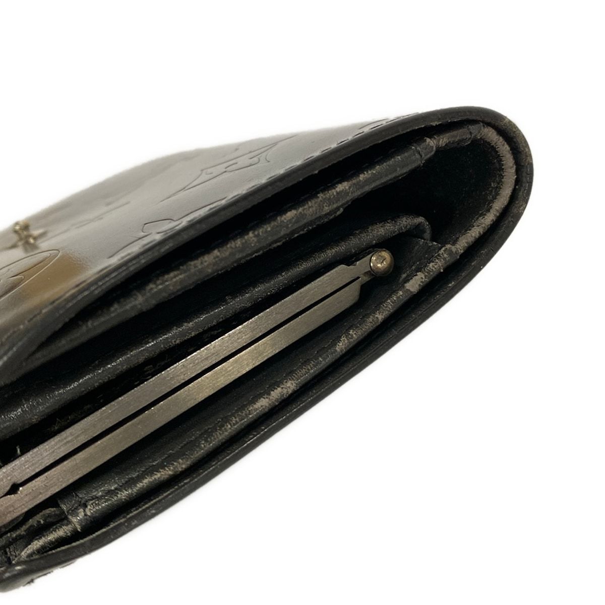 Louis Vuitton Bifold Wallet Monogram Matte Porte Monet Billets Viennois Noir