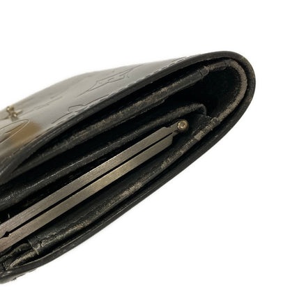 Louis Vuitton Bifold Wallet Monogram Matte Porte Monet Billets Viennois Noir