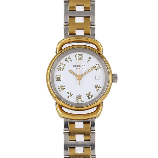 Hermes Pullman Quartz Watch Gold