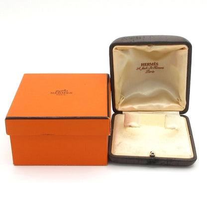 Hermes Bangle Click HH Silver Black Bracelet
