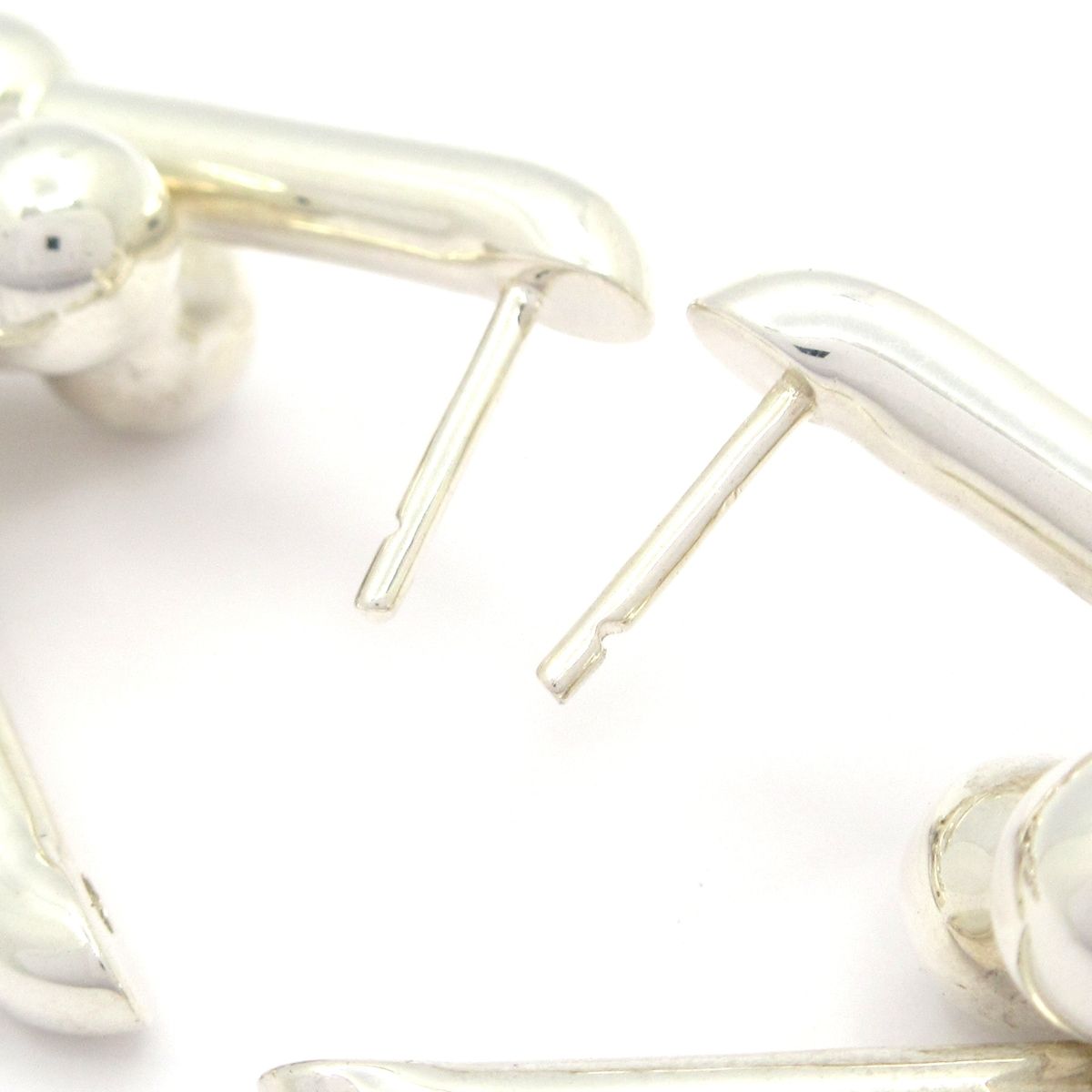 Tiffany & Co Earrings Graduated Link Silver