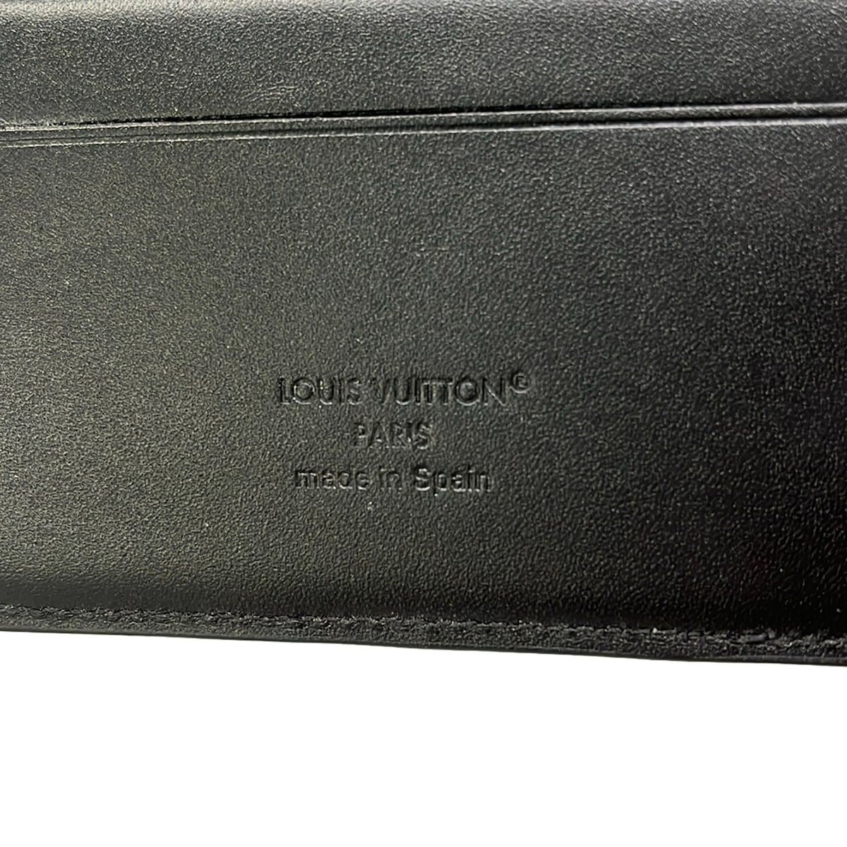 Louis Vuitton Card Case Monogram Eclipse Compact Magnet Midnight