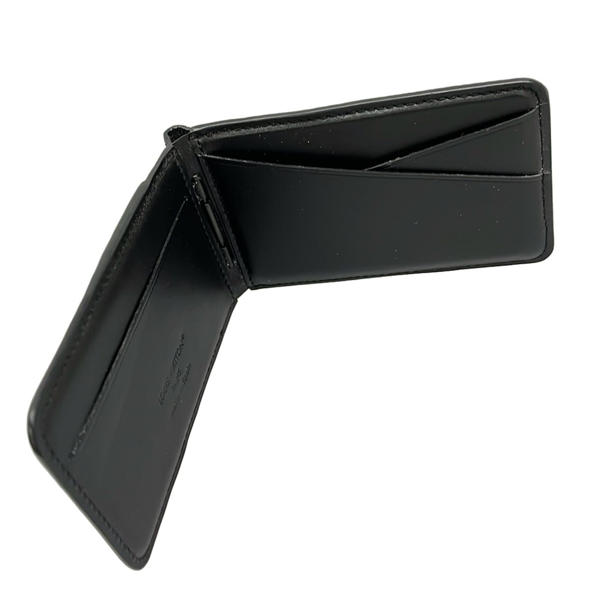 Louis Vuitton Card Case Monogram Eclipse Compact Magnet Midnight