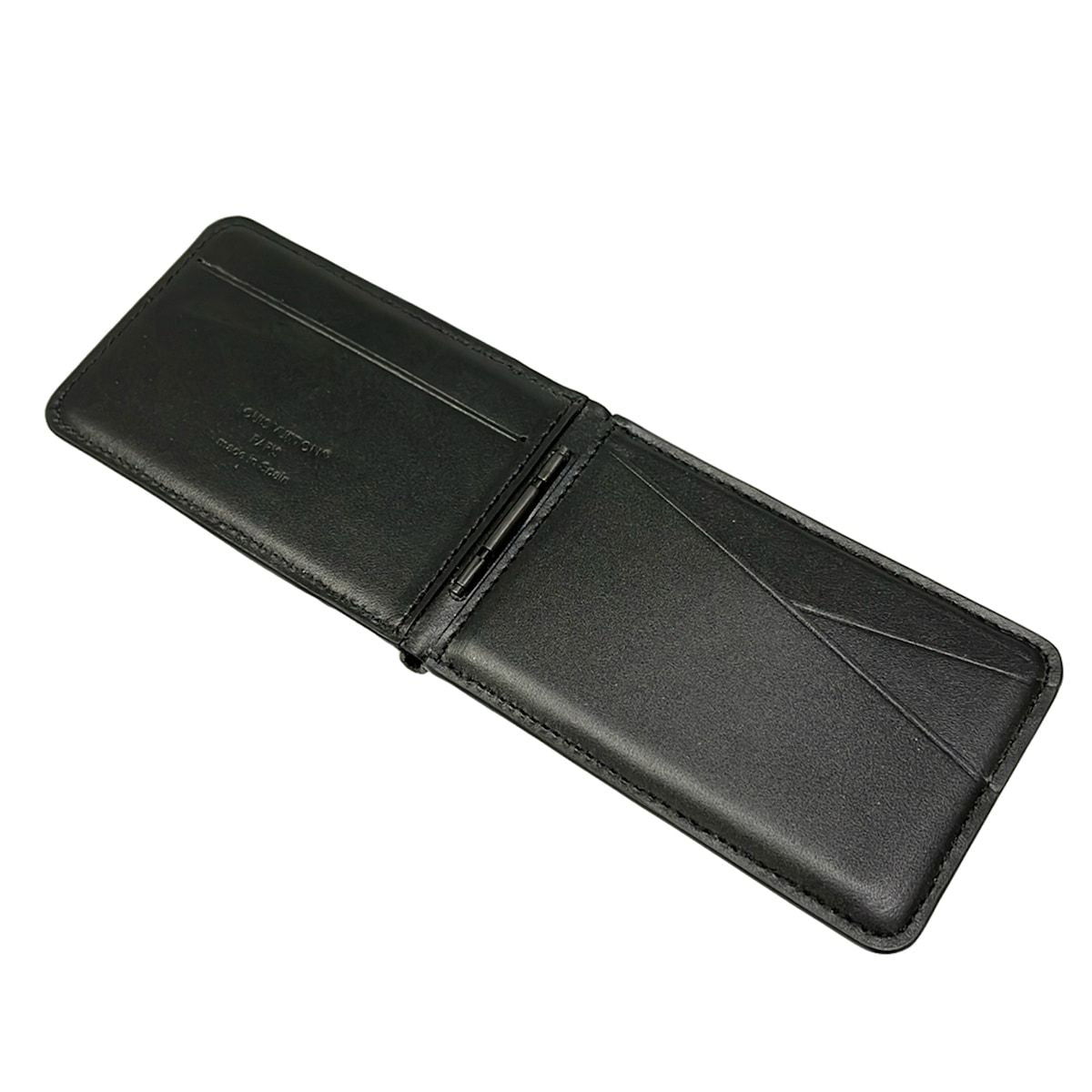 Louis Vuitton Card Case Monogram Eclipse Compact Magnet Midnight