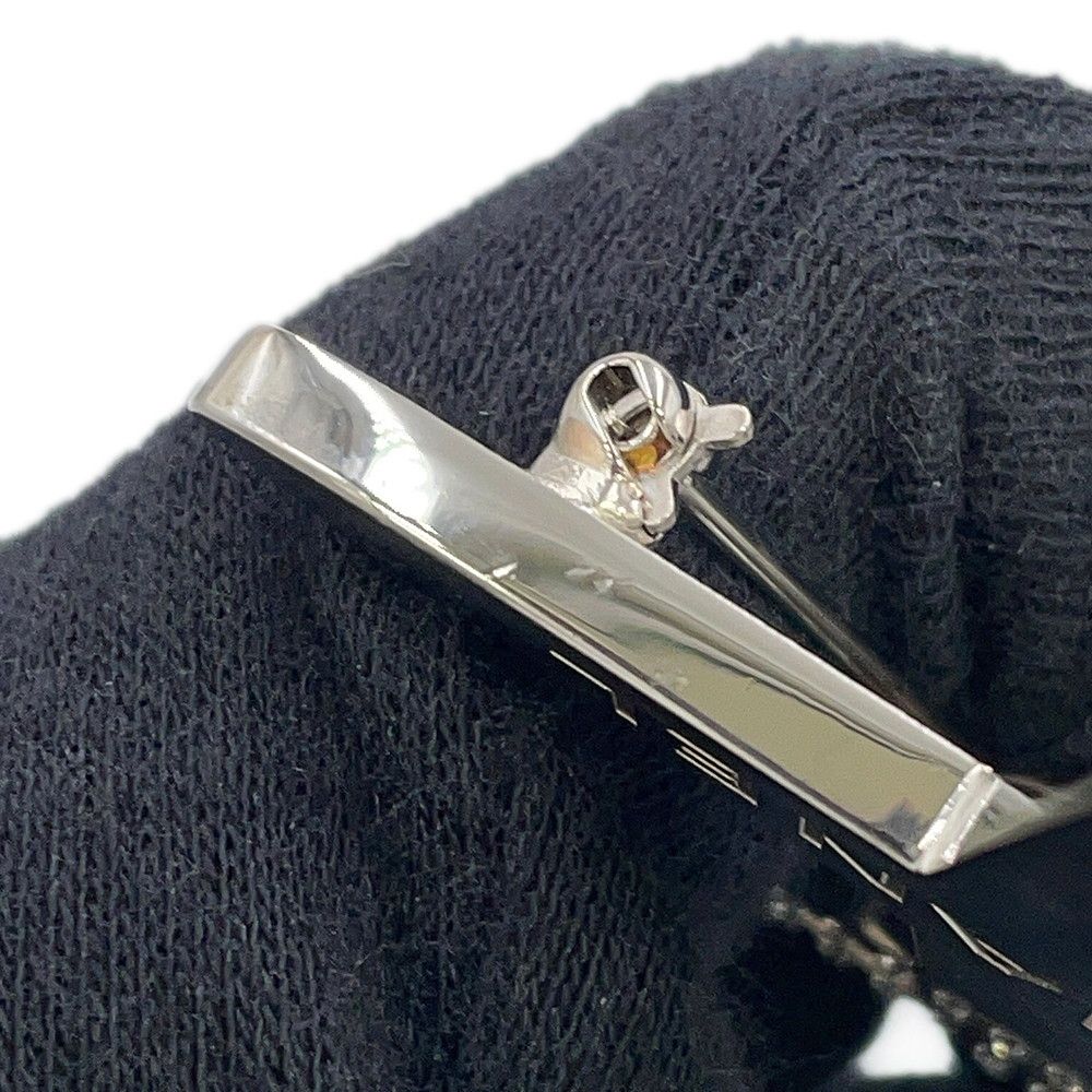 Chanel Brooch CC Logo Airplane Motif Line Stone