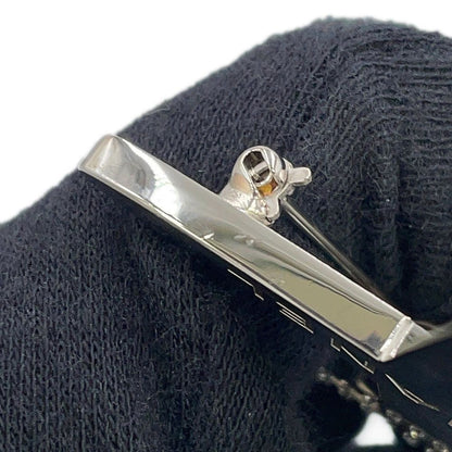 Chanel Brooch CC Logo Airplane Motif Line Stone