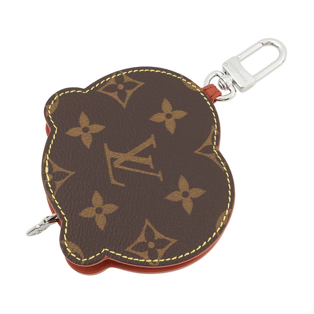 Louis Vuitton Bag Charm Leather Monogram Bag LV Bretzel Key Holder Bag Motif