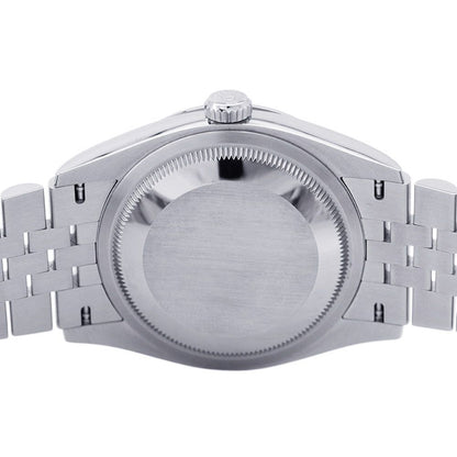 Rolex Datejust 36 Roulette Blue Full Ted Dial Diamond
