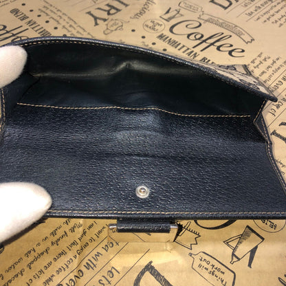 Gucci Bifold Wallet Hook Sherry GG Canvas Card Billfold — view 6