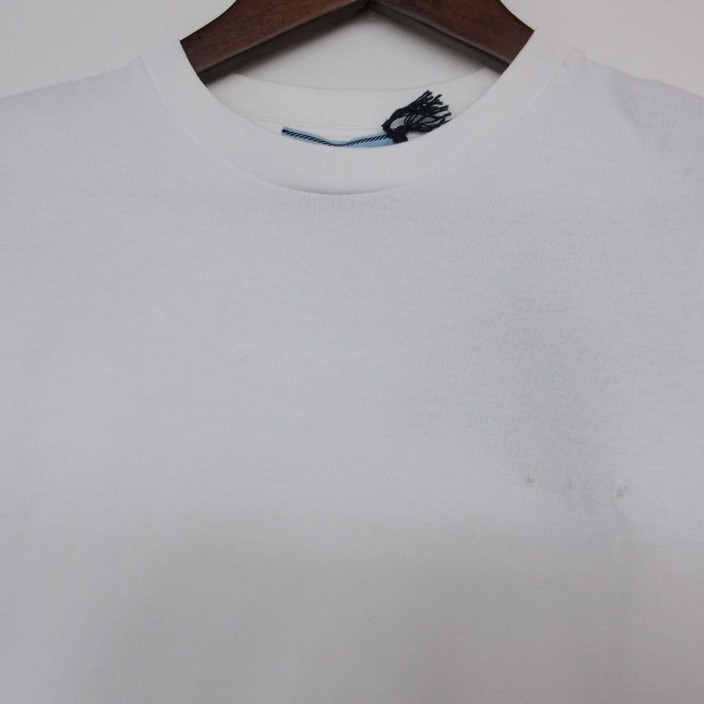 Prada Short Sleeve T-Shirt Jersey Pullover Top White XS Sweater