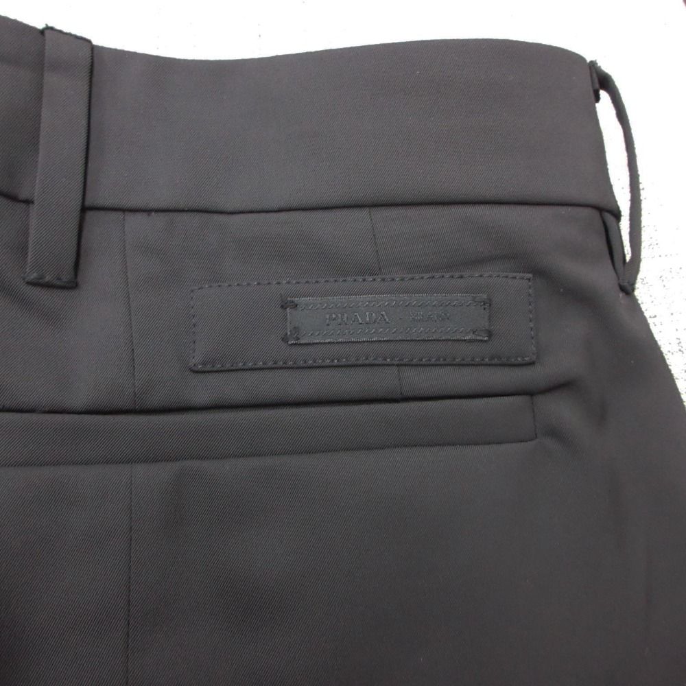 Prada Pants Stretch Trousers Black