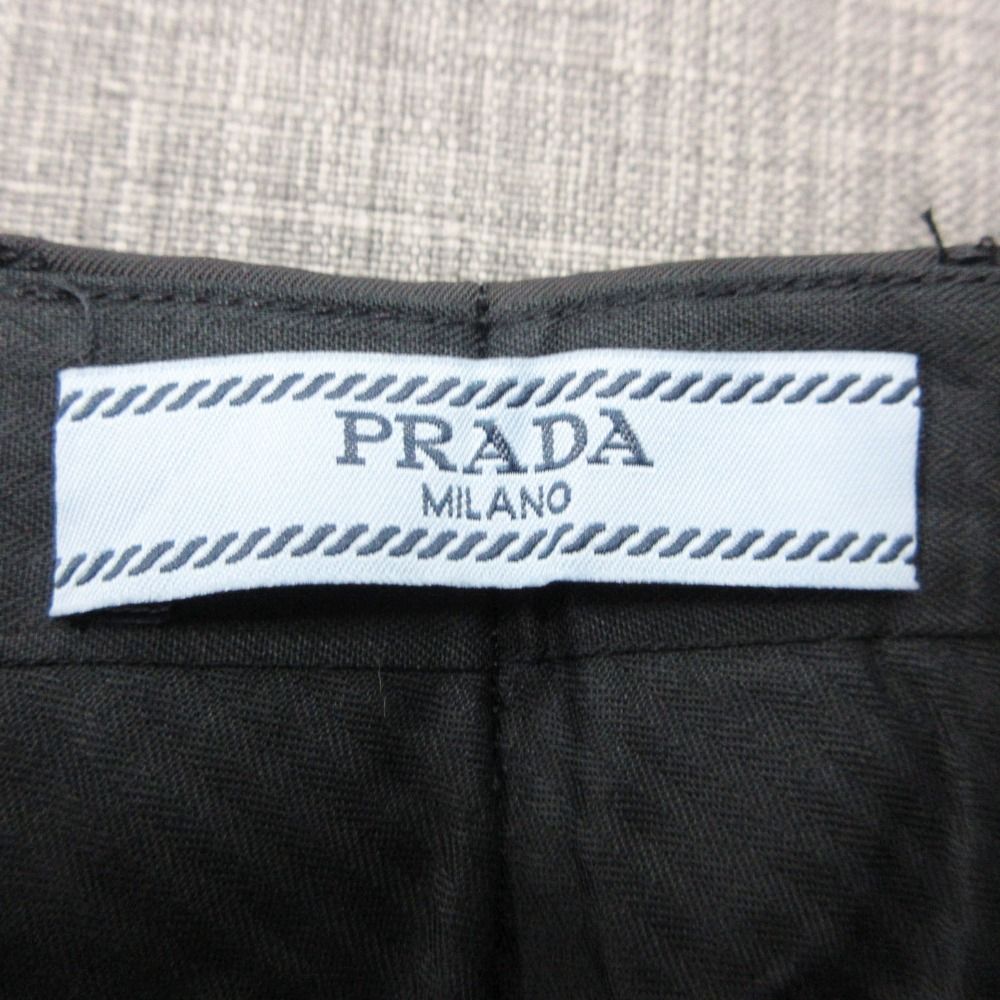 Prada Pants Stretch Trousers Black