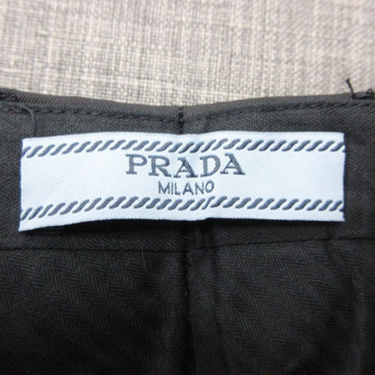 Prada Pants Stretch Trousers Black