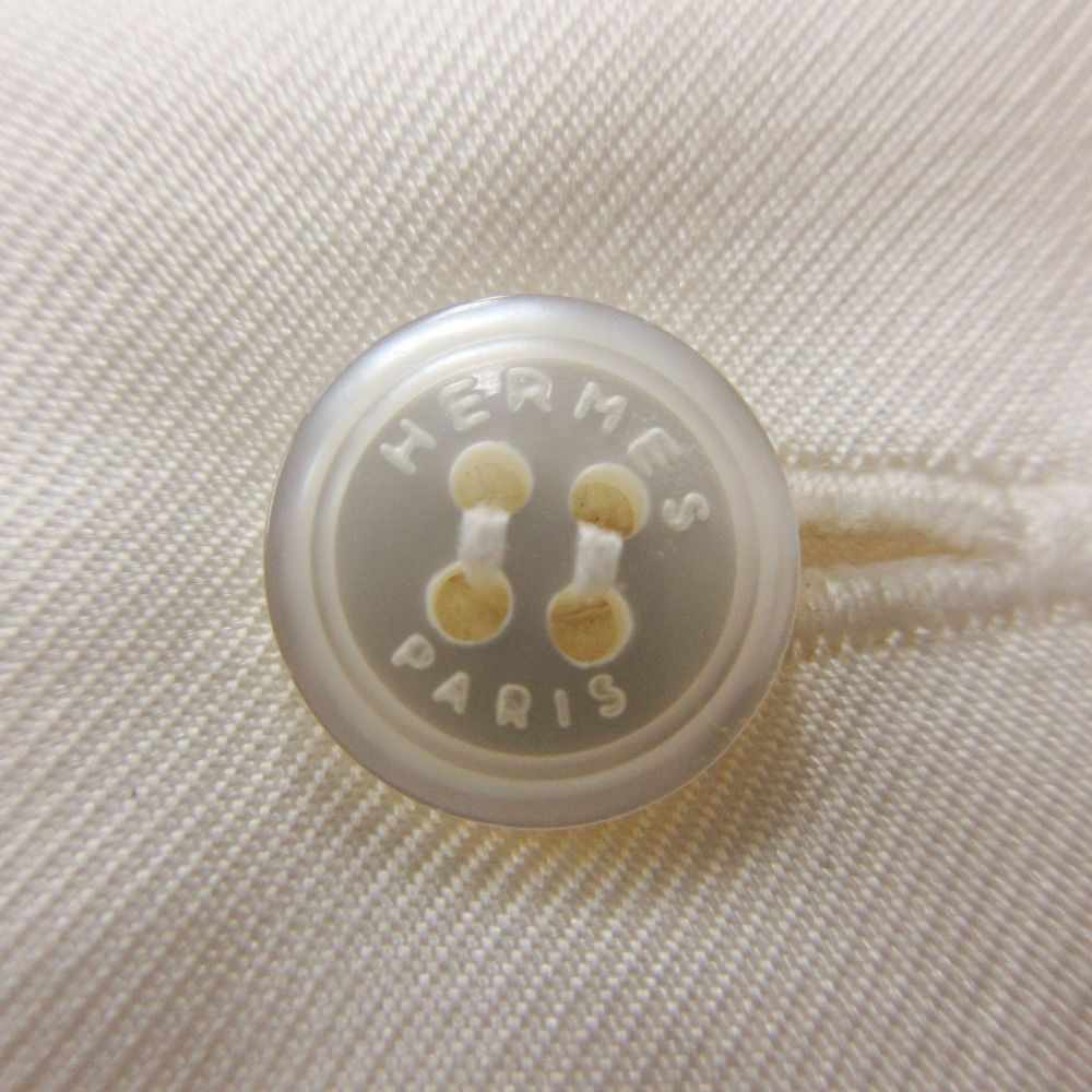 Hermes Skirt Perfume Pattern Parfum Silk Tight Knee Length Front Slit White