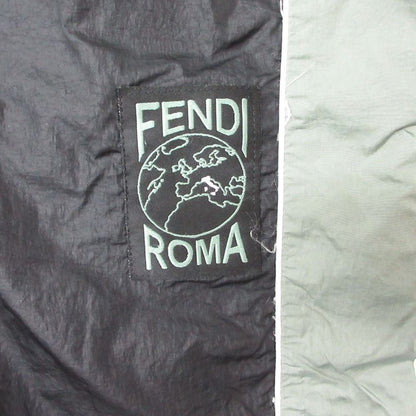 Fendi Pants Logo Nylon Track Black XS
