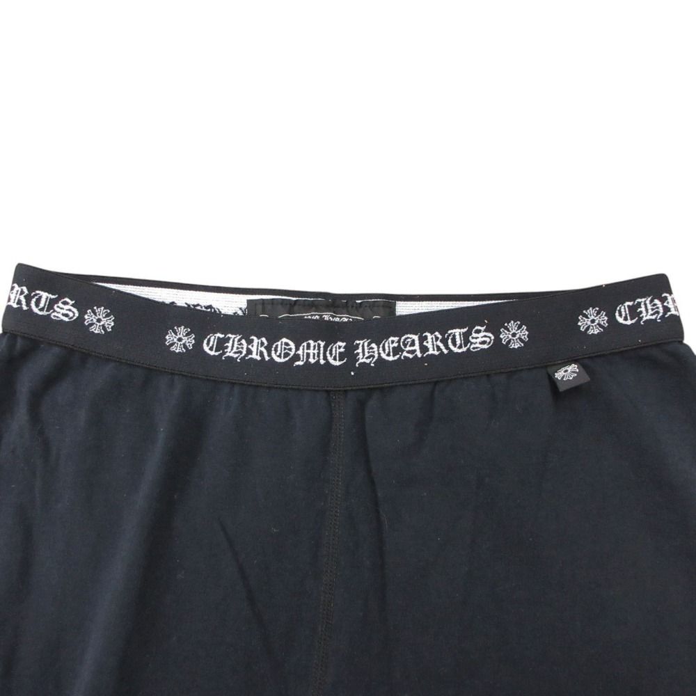Chrome Hearts Pants Horse Shoe Print Leggings Black