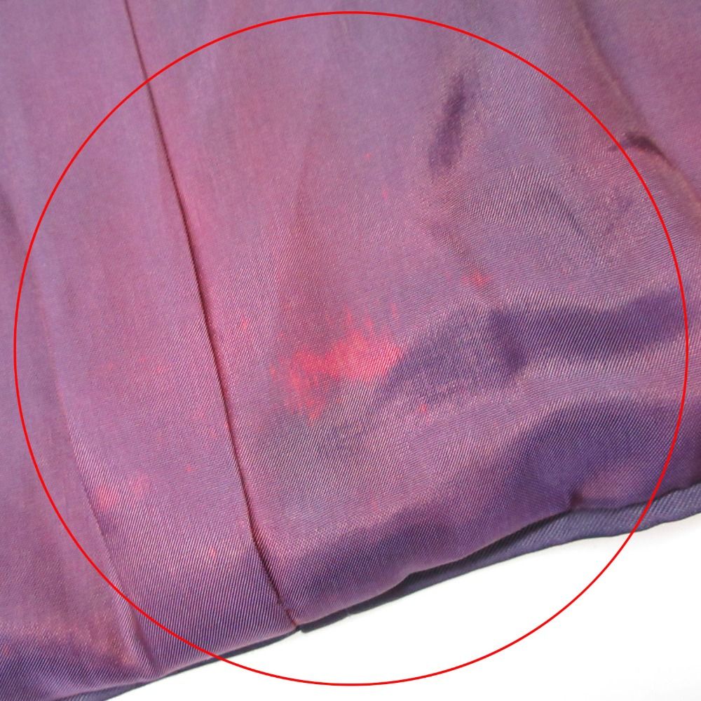 Celine Trench Coat Double Belt Nylon Purple