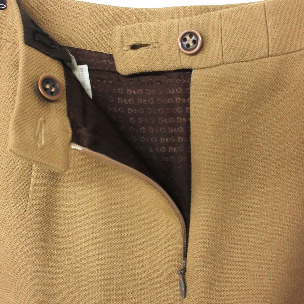 Dolce & Gabbana D&G Suit Set Double Breasted Skirt Logo Allover Pattern Lining