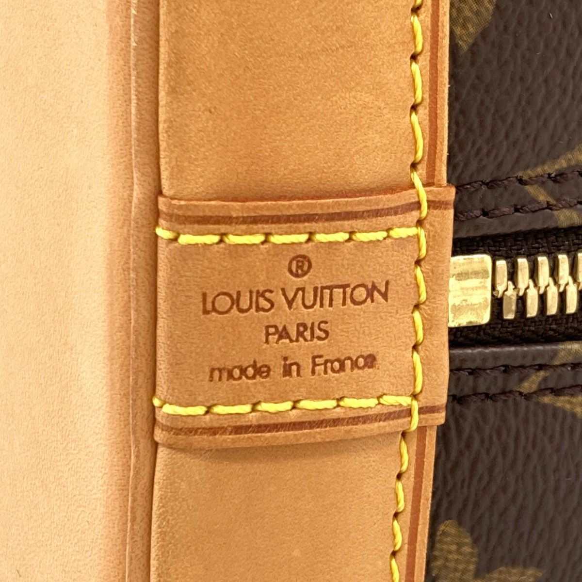 Louis Vuitton Alma Handbag Monogram Canvas
