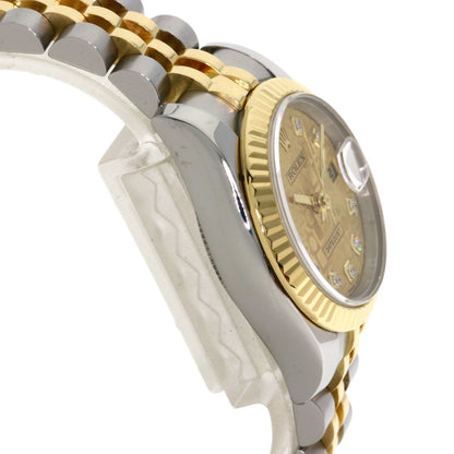Rolex Datejust Diamond Watch SS Yellow Gold 18k