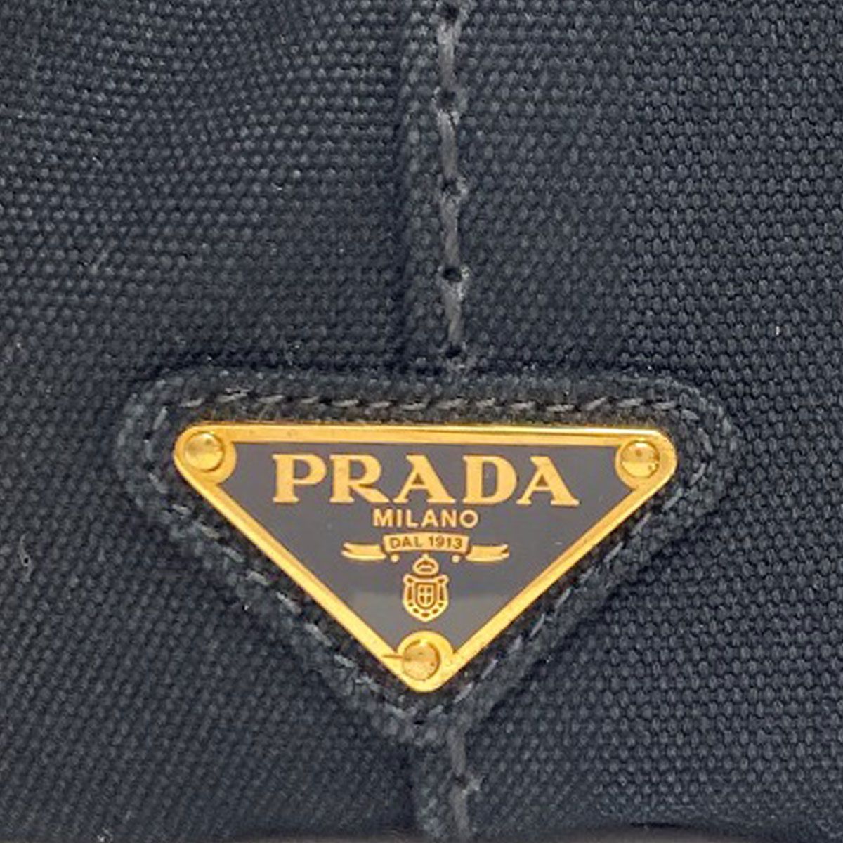 Prada Canapa Mini 2-Way Handbag Canvas