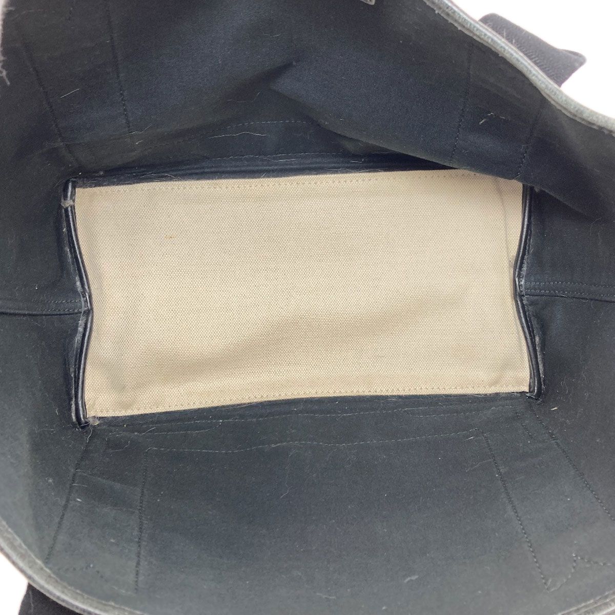 Balenciaga Navy Cabas S Handbag Canvas