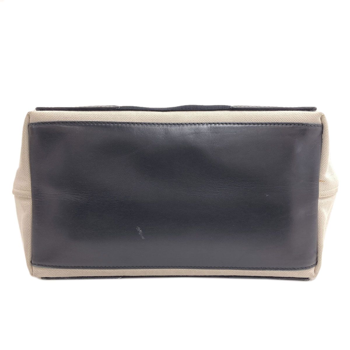 Balenciaga Navy Cabas S Handbag Canvas
